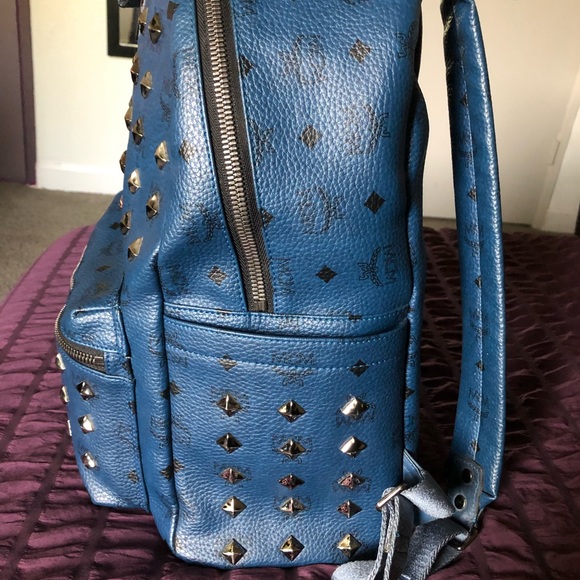 MCM Vintage Studded Stark Backpack - Picture 4 of 6